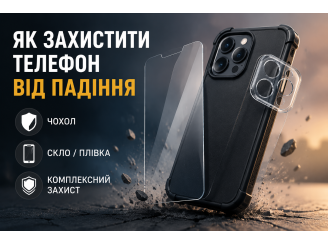 Як захистити телефон від падіння: чохол, скло чи плівка — що краще