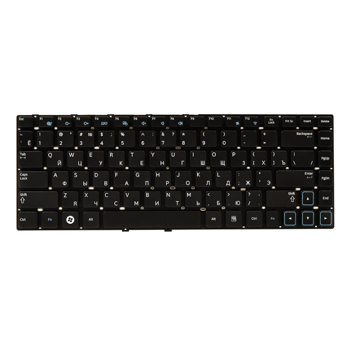 Клавиатура для ноутбука SAMSUNG 300E4A без фрейма, Black