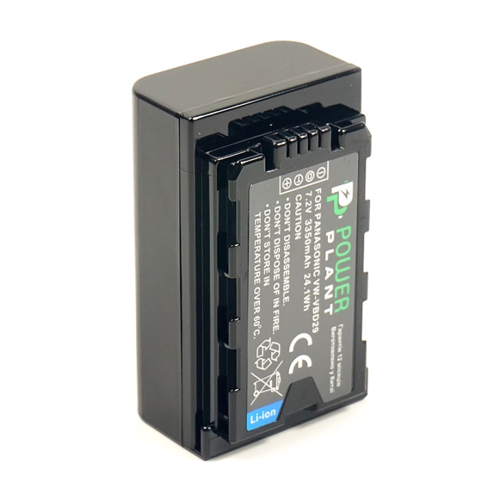 Акумулятор PowerPlant для Panasonic VW-VBD29 3350mAh