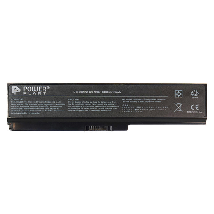 Акумулятор PowerPlant PA3819U-1BRS для ноутбука TOSHIBA Satellite L750 10.8V 8800mAh