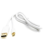 Кабель PowerPlant mini DisplayPort (M) - DisplayPort (M), 1 м