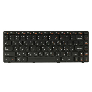 Клавиатура для ноутбука IBM/LENOVO IdeaPad G470 черный фрейм, Black