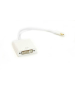 USB Кабель PowerPlant USB Type-C - DVI, 15cm, White