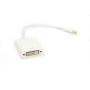 USB Кабель PowerPlant USB Type-C - DVI, 15cm, White