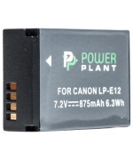 Аккумулятор PowerPlant для Canon LP-E12 875mAh