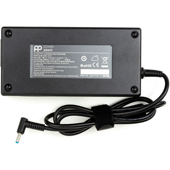 Блок питания PowerPlant для ноутбука HP 220V 19.5V 200W 10.3A 4.5 х 3.0