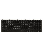 Клавіатура для ноутбука TOSHIBA Satellite C850, C870 чорний фрейм, Black