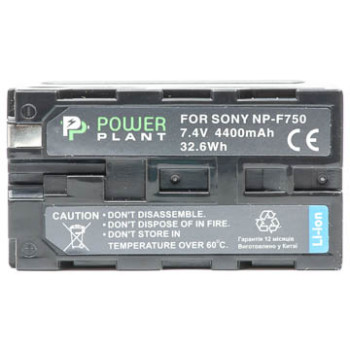 Акумулятор PowerPlant для Sony LED NP-F750 4400mAh