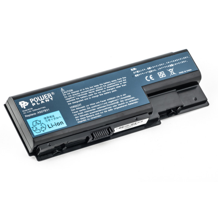 Акумулятор PowerPlant AS07B41, AR5923LH для ноутбуків ACER Aspire 5230 14.8V 5200mAh