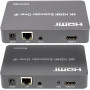 Удлинитель HDMI сигнала PowerPlant HDMI 4K / 30hz, до 150м, через CAT5E / 6 (HDES150-KVM)