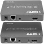 Подовжувач HDMI сигналу PowerPlant HDMI 4K / 30hz, до 150м, через CAT5E / 6 (HDES150-KVM)