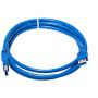 USB Кабель PowerPlant USB 3.0 AM – AM, 1.5м, Blue
