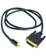 Кабель PowerPlant mini DisplayPort (M) - DVI (M) 1 м, Black