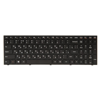 Клавиатура для ноутбука IBM/LENOVO IdeaPad G50-30 черный фрейм, Black