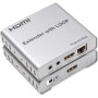 Удлинитель HDMI сигнала PowerPlant HDMI 4K / 30hz, до 100м, через CAT5E / 6, loop-out (HDES12-LOOP)