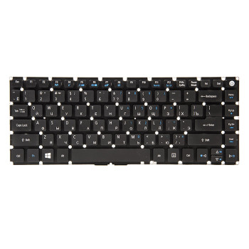 Клавіатура для ноутбука ACER Aspire E5-422, E5-432, без фрейма, Black