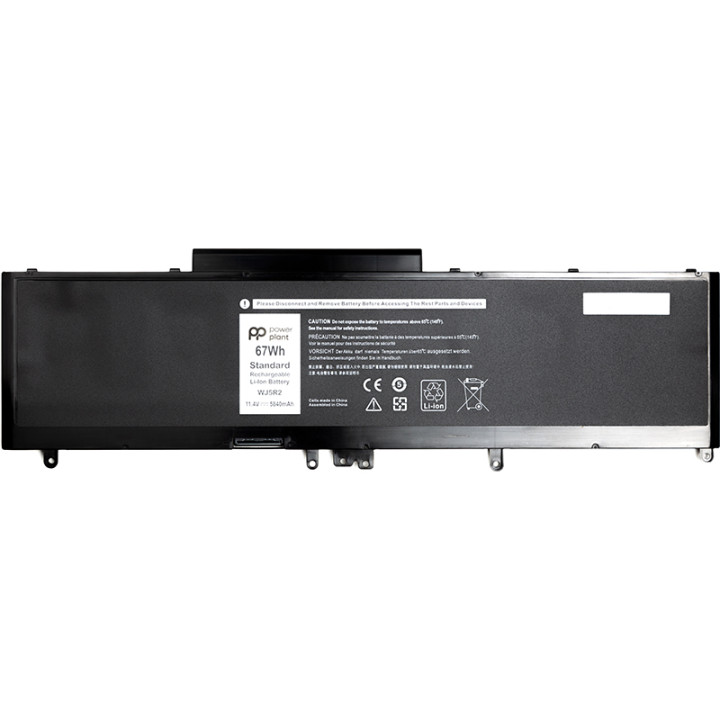 Акумулятори PowerPlant для ноутбуків DELL Precision 3510 (WJ5R2) 11.4V 5840mAh