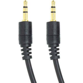 Аудио кабель PowerPlant 3.5 мм M-M 1.5м, Black