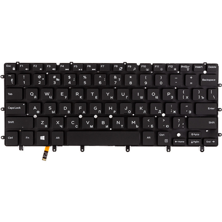 Клавіатура для ноутбука DELL Inspiron 13 7000, 7359, Black