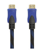 Відео кабель PowerPlant HDMI - HDMI позолочені конектори 1.4V 0.75м, Black