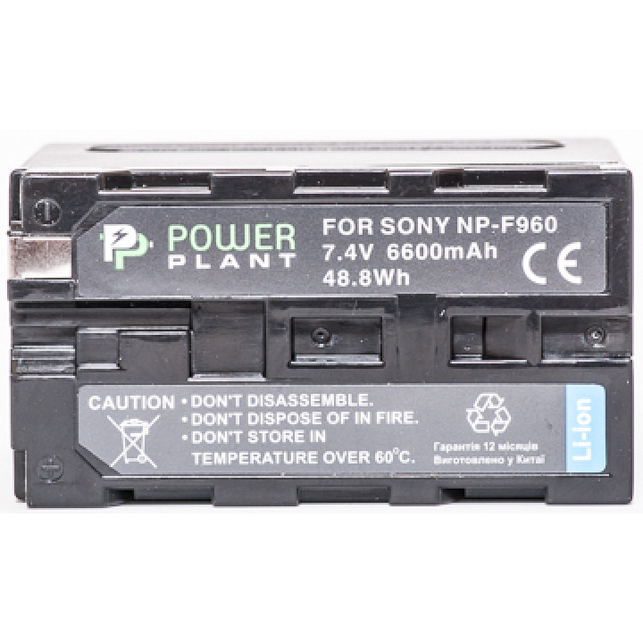 Аккумулятор PowerPlant для Sony LED NP-F960 6600mAh