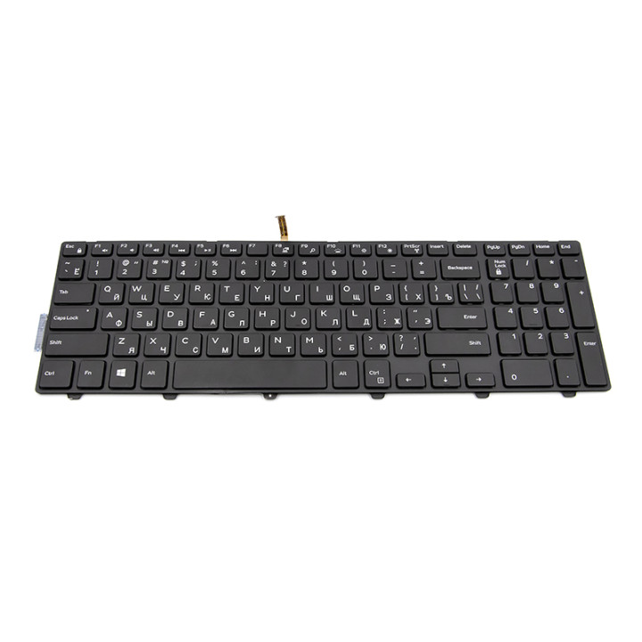 Клавіатура для ноутбука DELL Inspiron 3541, 5542 підсвічування клавіш, Black