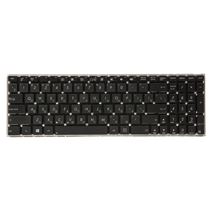 Клавиатура для ноутбука ASUS X553MA, X554LA без фрейма, Black