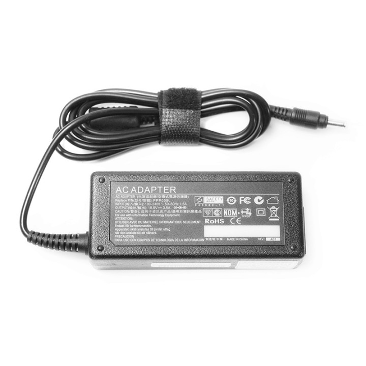 Блок питания PowerPlant для ноутбука HP 220V 18.5V 65W 3.5A 4.8 х 1.7
