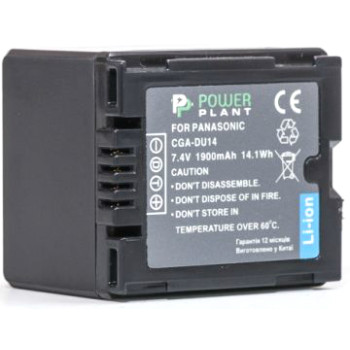 Аккумулятор PowerPlant для Panasonic CGA-DU14 1900mAh