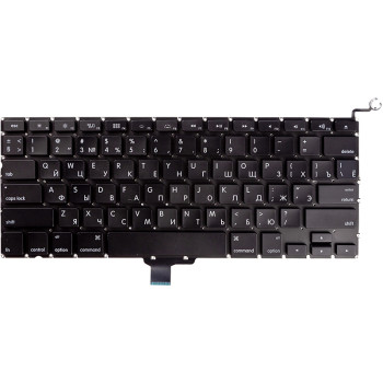 Клавиатура для ноутбука MacBook Pro 13" A1278, 2009-2012 без фрейма, Black