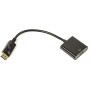 Кабель-перехідник PowerPlant HDMI - DisplayPort 0.15м, Black