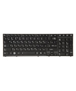 Клавіатура для ноутбука TOSHIBA Satellite A660, A665 чорний фрейм, Black