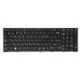 Клавіатура для ноутбука TOSHIBA Satellite A660, A665 чорний фрейм, Black