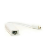 USB Кабель PowerPlant USB Type-C - RJ45, 12 см, White
