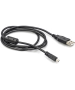USB Кабель для фото та відеотехніки PowerPlant для Nikon UC-E15, Black