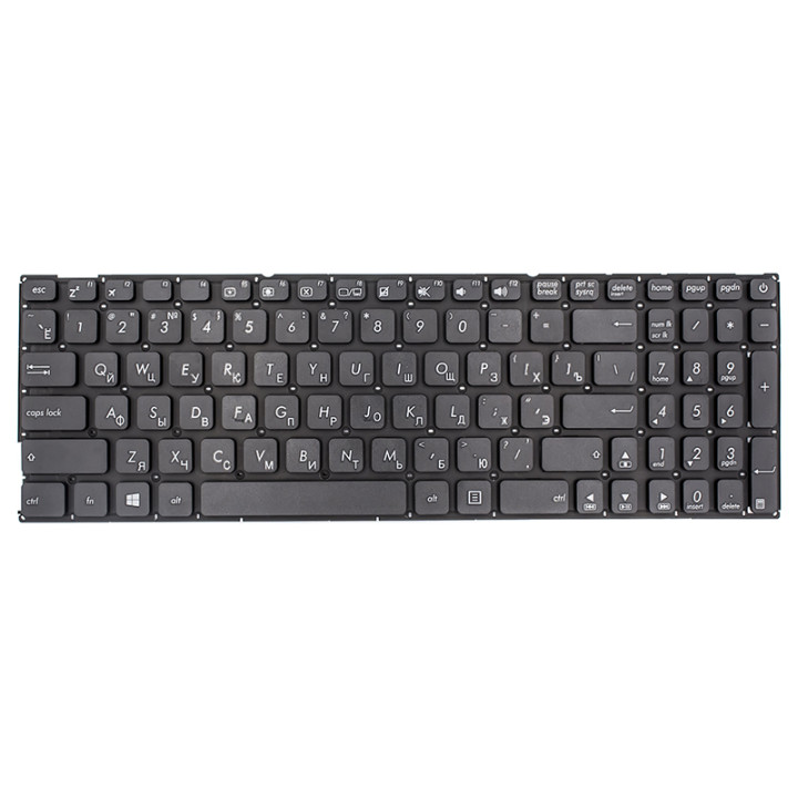 Клавиатура для ноутбука ASUS X541 без фрейма, Black