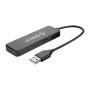 USB-хаб ORICO USB 2.0 4 порта (FL01-BK-BP) 