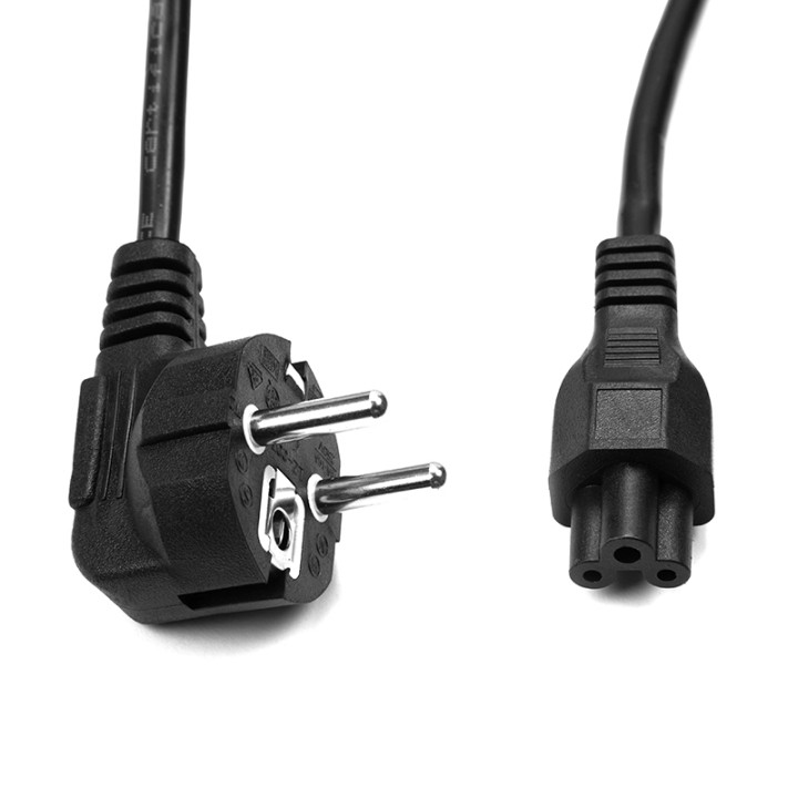 Кабель питания PowerPlant C5, 220V, 3x0.75, медь, 3 м, Black