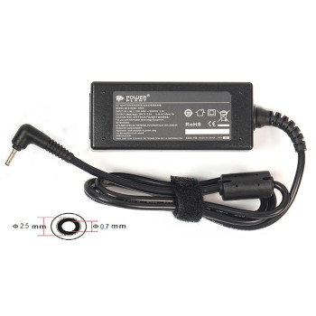 Блок питания PowerPlant для ноутбуков ASUS 220V, 19V 40W 2.1A (2.5 х 0.7)