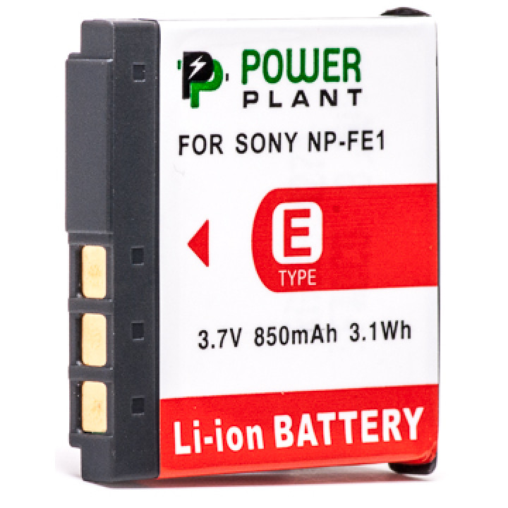 Aккумулятор PowerPlant для Sony NP-FE1 850mAh