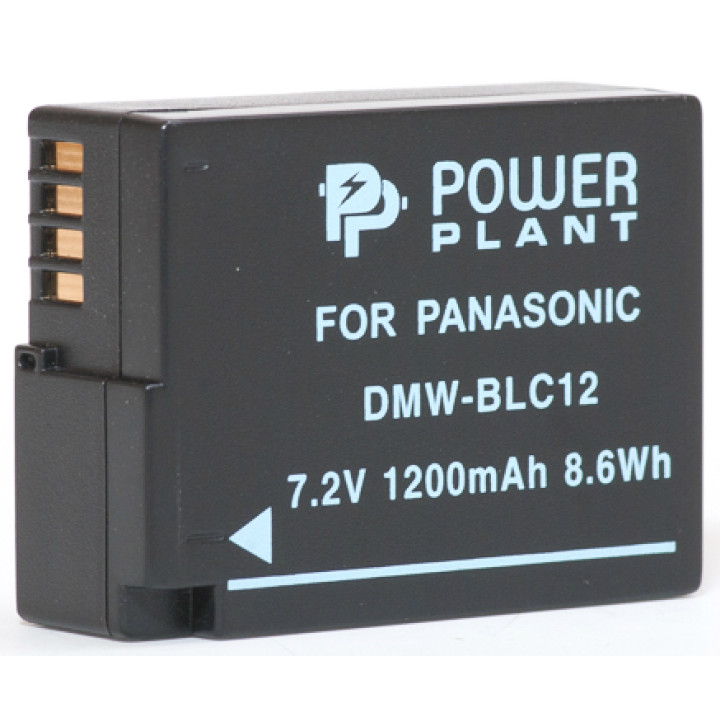 Аккумулятор PowerPlant для Panasonic DMW-BLC12, DMW-GH2 1200mAh