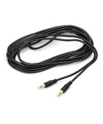 Аудіо кабель PowerPlant 3.5 мм M-M 5м, Black