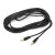 Аудіо кабель PowerPlant 3.5 мм M-M 5м, Black