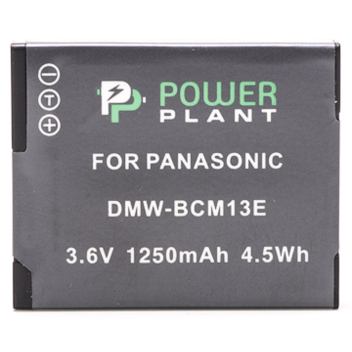 Акумулятор PowerPlant для Panasonic DMW-BCM13E 1250mAh, Black