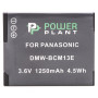 Аккумулятор PowerPlant для Panasonic DMW-BCM13E 1250mAh, Black