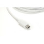 Відео кабель PowerPlant HDMI female - USB Type-C 1.8м, White