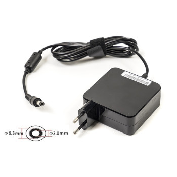 Блок живлення для ноутбуків PowerPlant TOSHIBA 220V, 19V 60W 3.16A (6.3 х 3.0) wall mount