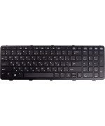 Клавиатура для ноутбука HP Probook 450, 450 G1, 455 черный фрейм, Black