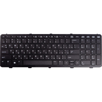Клавіатура для ноутбука HP Probook 450, 450 G1, 455 чорний фрейм, Black