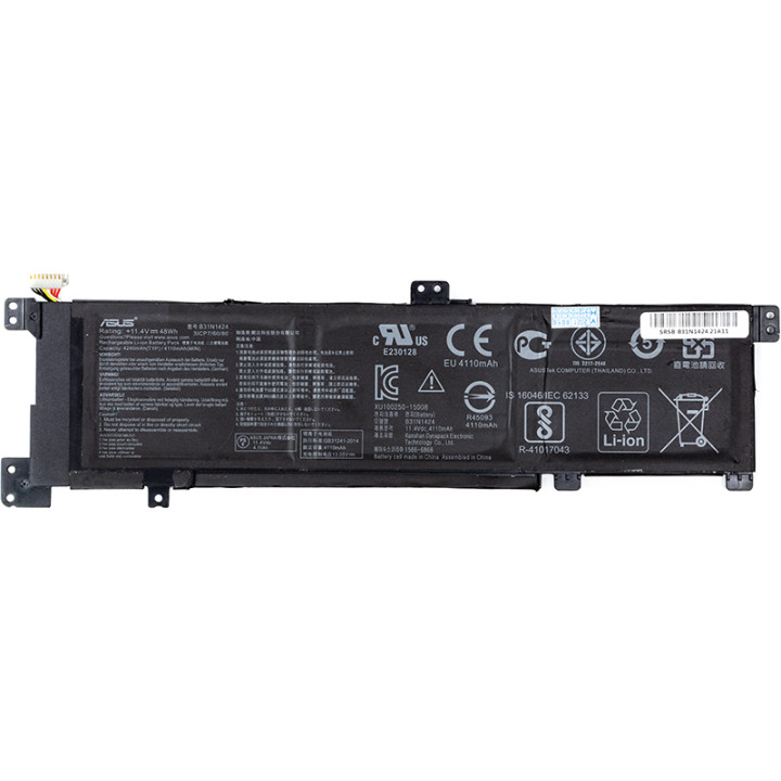 Аккумулятор B31N1424 для ноутбуков ASUS A401L 11.4V 4240mAh